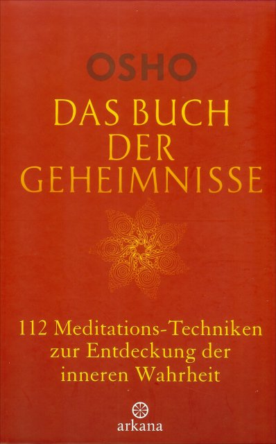 Osho: Das Buch der Geheimnisse